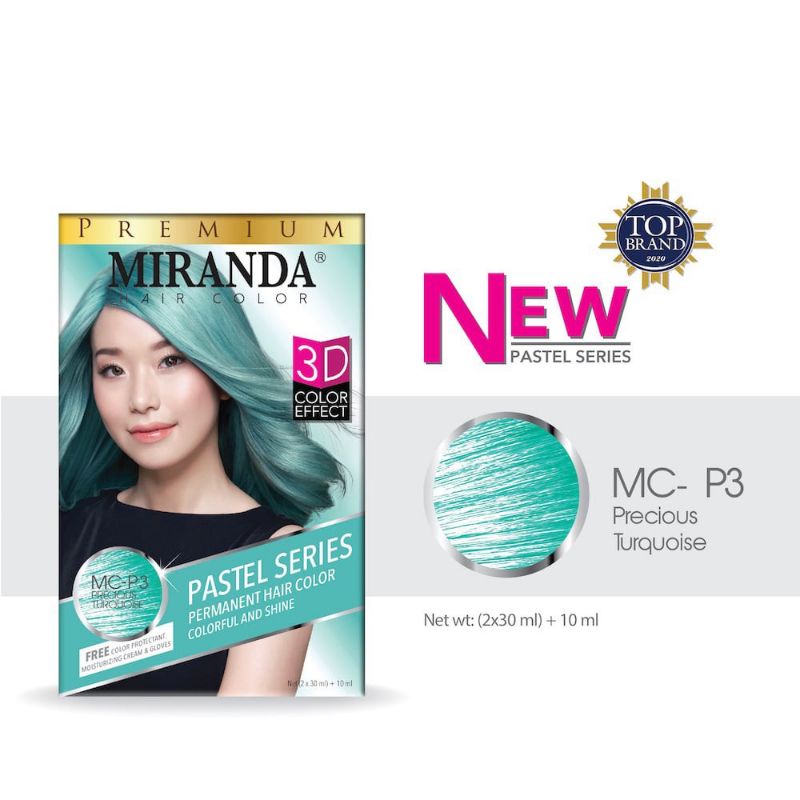 Miranda Hair Color Pastel 30ml/Pewarna Rambut/Cat Rambut