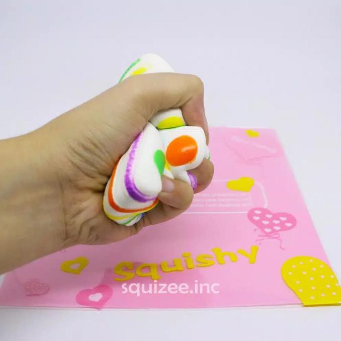 Terbatas Squishy Murah Slice Layer Rainbow Cake Kue Potong Jumbo Limited
