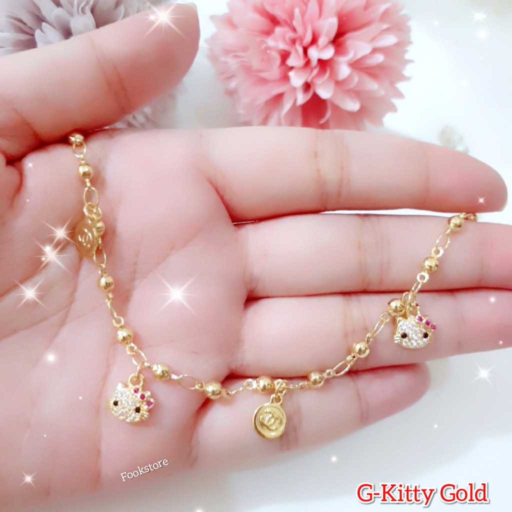 COD GELANG RANTAI KITTY XUPING GOLD bisa buat anak dan dewasa