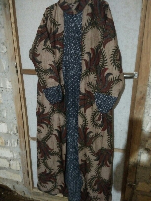 Maxi Cinta Baju Wanita Gamis Batik Modern