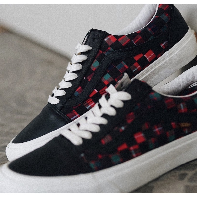 Vans x Baracuta Vault Old Skool Lx Black Plaid Checker