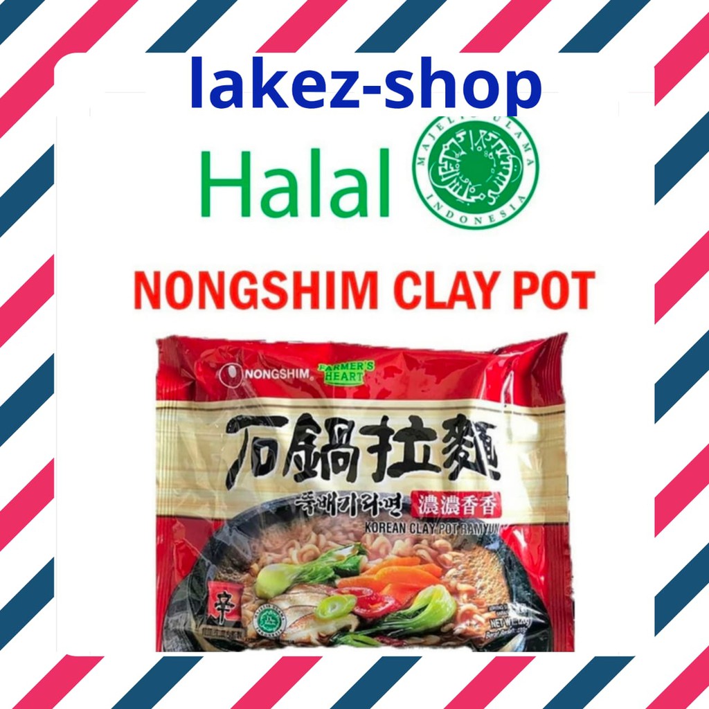 

Korean Instant Noodle Nongshim Clay Pot