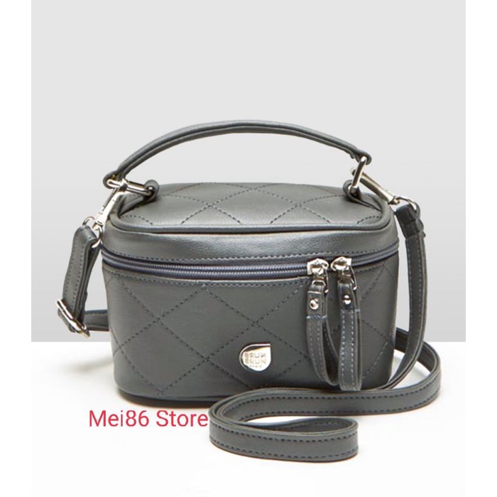 Brunbrun Paris Fae Grey Tas Selempang Wanita