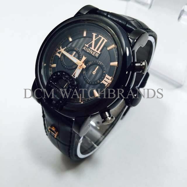 AIGNER ROMAWI A019 BLACK HX7X 72BM