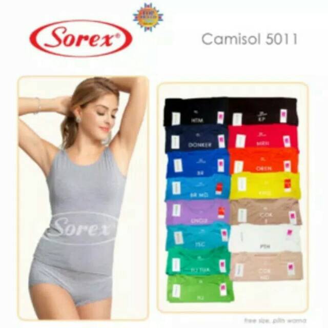 Tank top singlet camisol sorex 5011