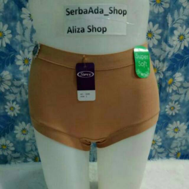 CD Sorex 1238 SuperSoft Size M-XXL Semi Boxer Celana Dalam Wanita Kualitas Bagus