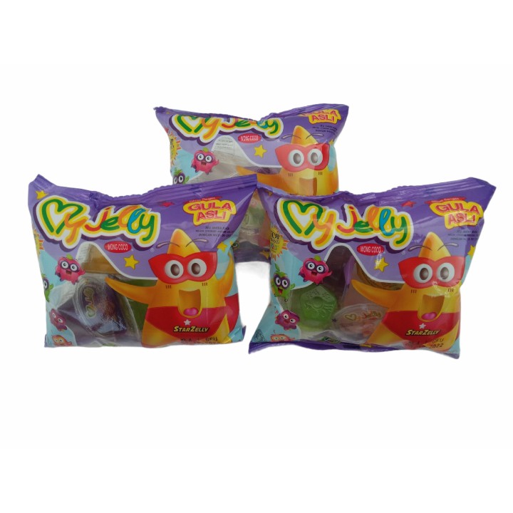 

Wong Coco My Jelly MIni Aneka Rasa 5x14gr (70gram)