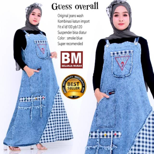 guess overall jeans
