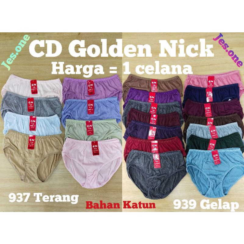 PILIH WARNA CELANA DALAM WANITA GOLDEN NICK Model 937 &amp; 939 / CD GN 937 &amp; 939