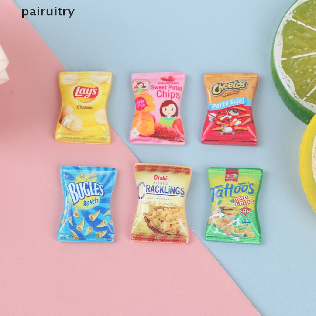 Prt 10Pcs Miniatur Permen Skala 1: 12 1: 6 Untuk Aksesoris Dapur Rumah Boneka PRT