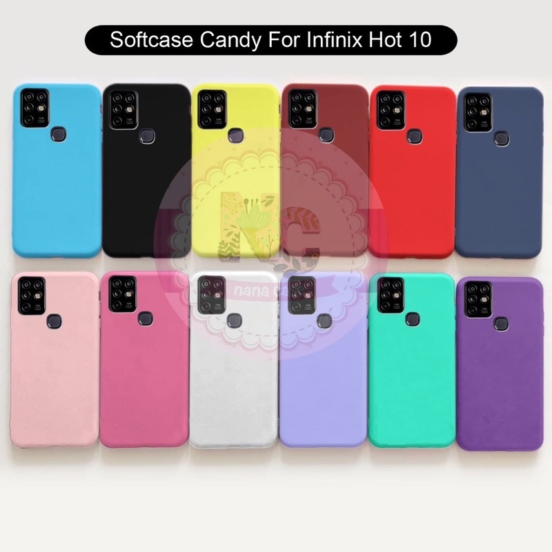 Candy case for infinix HOT 10,HOT 10s,HOT 10play