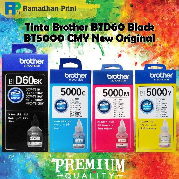 Tinta Brother BTD60BK BTD60 D60BK Black Printer DCP-T310 T510W T710W