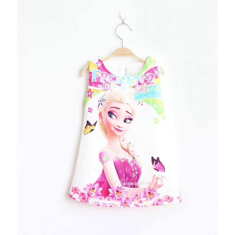 Dress Elsa Butterfly White (081664)