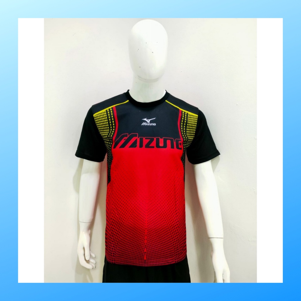 Kaos bola voli pria jersey volley ball baju atasan wanita dewasa t-shirt outfit seragam jarsey kostum oblong olahraga pakaian apparel sport jersy volly casual jersi suit MZ125 merah