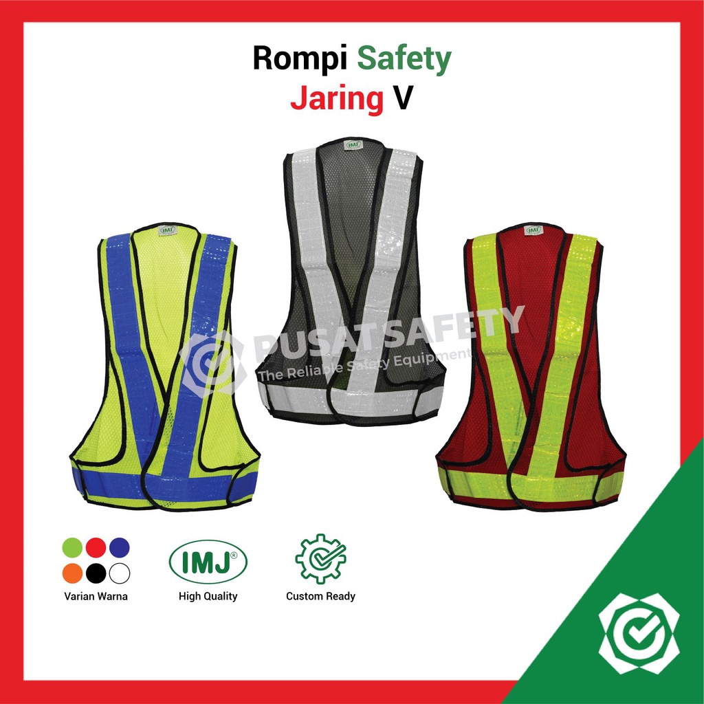 Rompi Kerja Safety Jaring V Scotlight IMJ