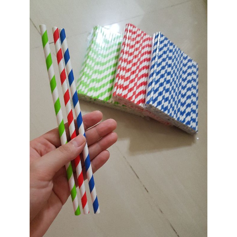 

Sedotan Kertas Mixed Color