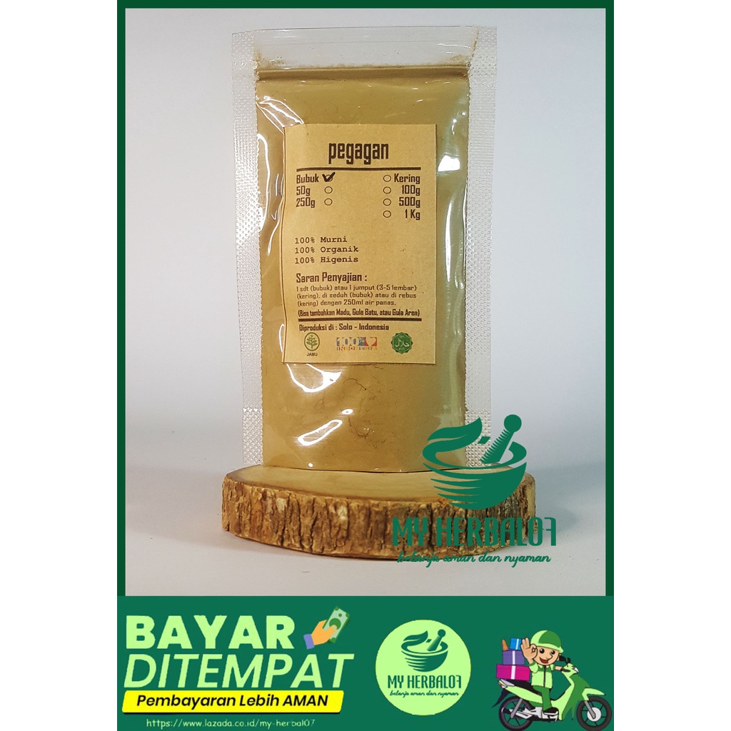 Obat Herbal Jamu Pegagan Bubuk Murni Tanpa Campuran / Suplemen Otak Dan Peningkat Daya Ingat / Obat 