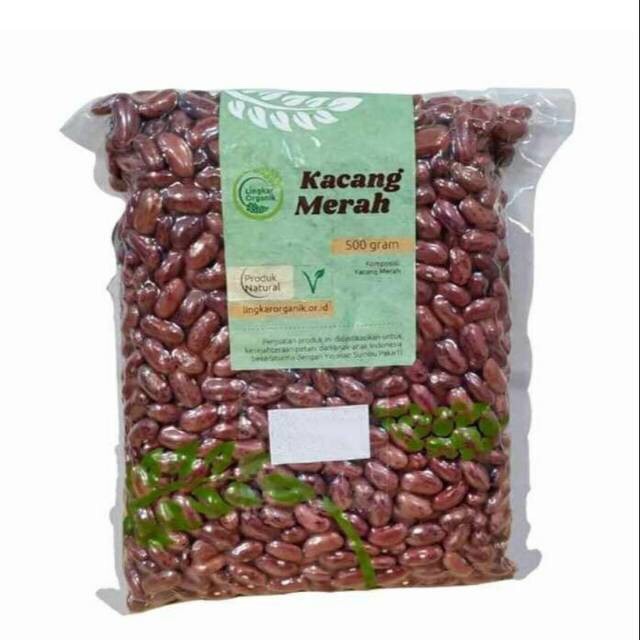 Kacang Merah Mentah Lingkar Organik 500gr