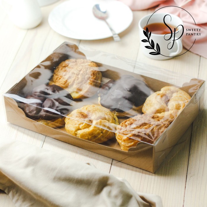 

Wb Donat 6 B - Cake Box / Dus Donut / Cake Donut / Kue Sus Isi 6 Brown 093
