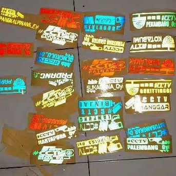 [bisa request nama] STIKER  Cutting CCTV TRUK TRUCK MANIA