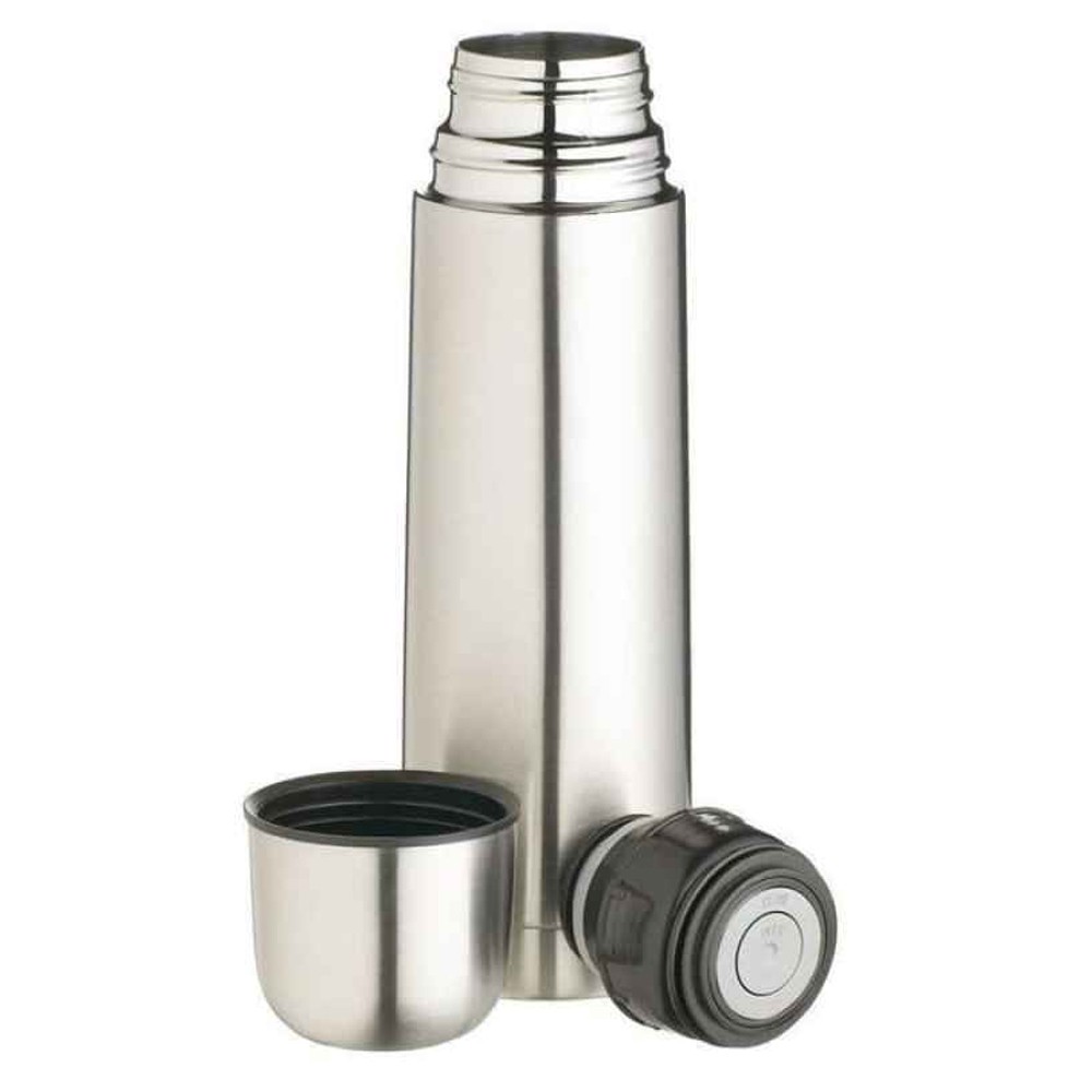 Thermos Botol minum vacuum flask 1000ml stainless steel + tas