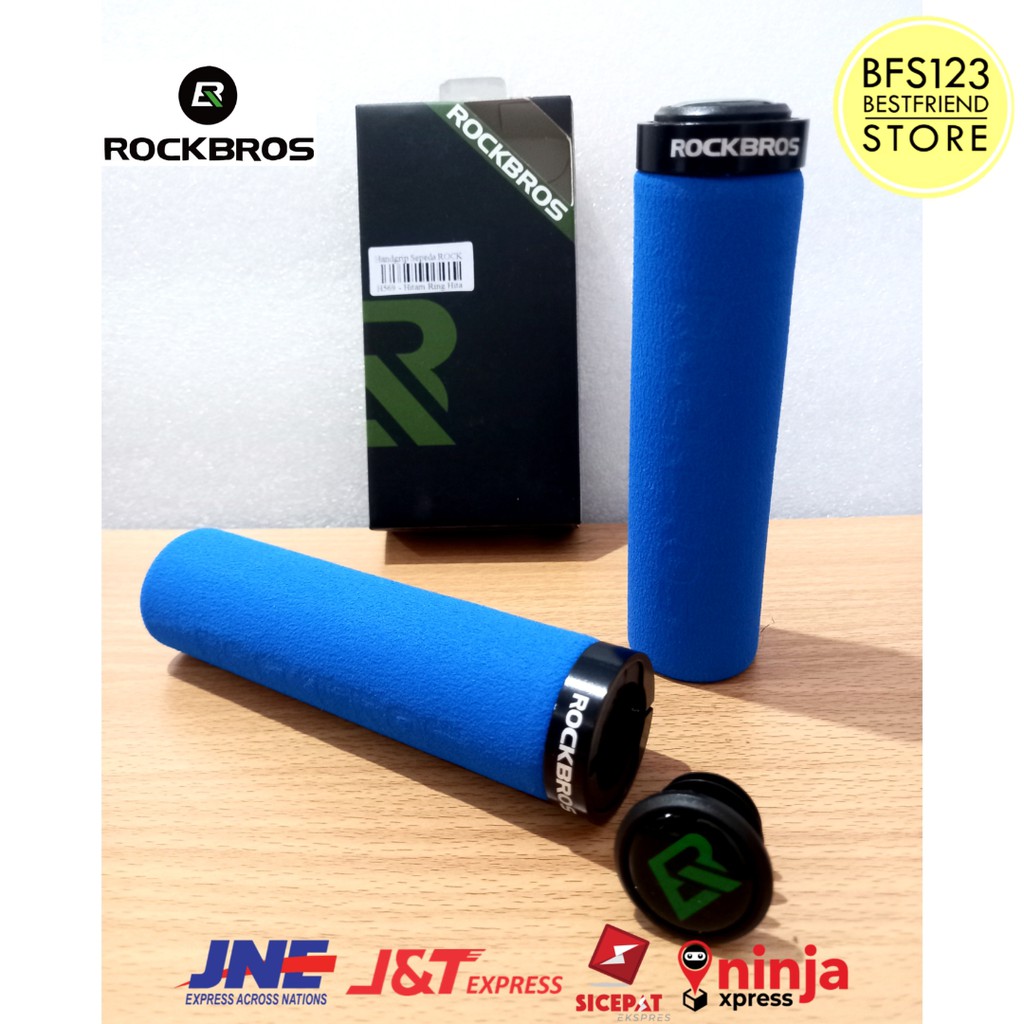 Handgrip Sepeda ROCKBROS MTB Sepeda Lipat Silicone Lock Aluminium Aloy