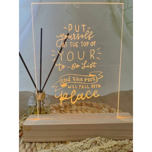 [Crylicgraphy] Custom LED Acrylic Lettering | Kaligrafi Lettering Custom dengan Lampu LED