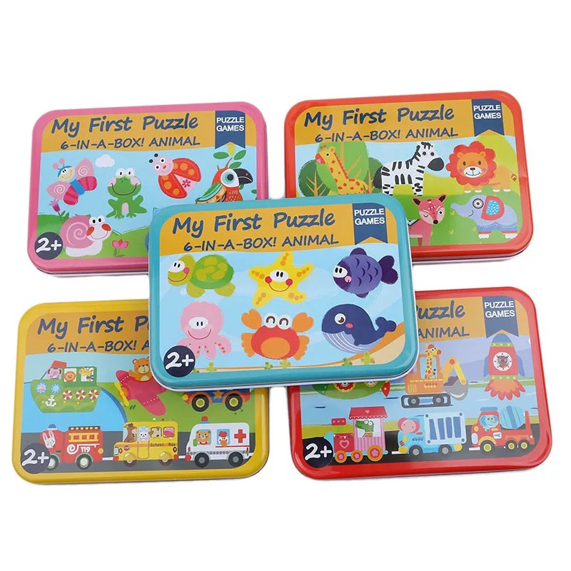 My First Puzzle Animal Mainan Anak Puzzle Kayu Puzzle Anak Wooden Puzzle Mainan Edukasi