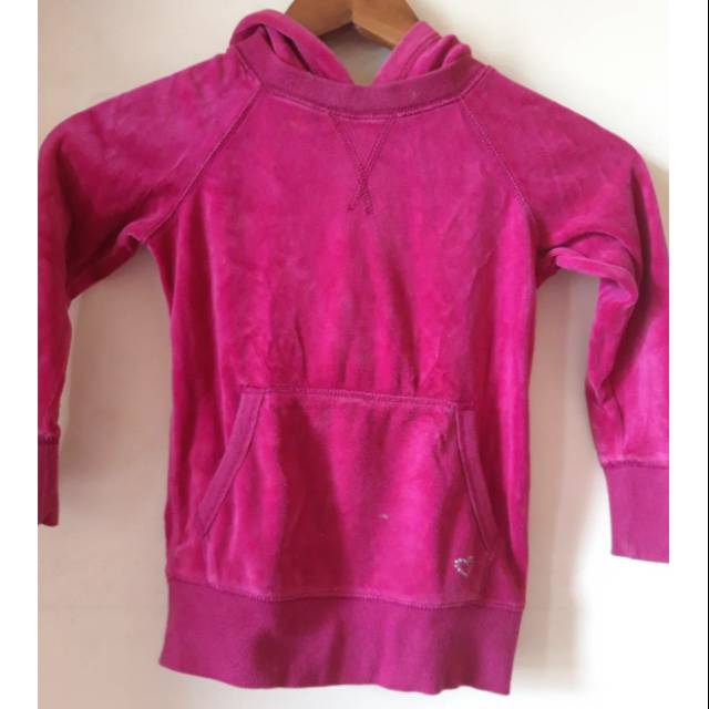 Jaket Hoodie Anak Perempuan Warna Pink Merk GapKids
