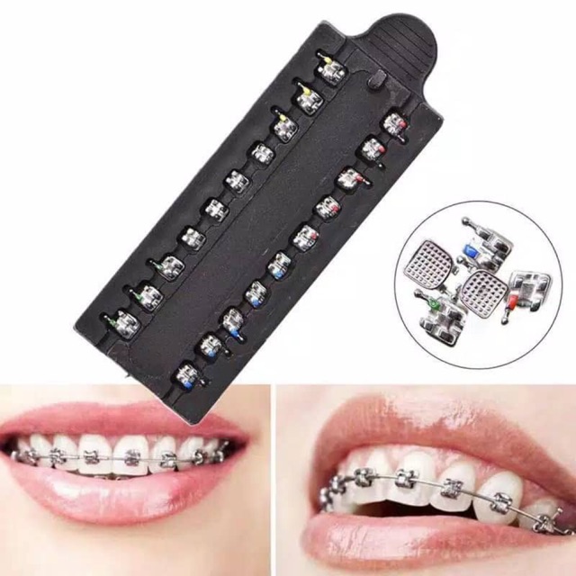 Bracket Behel Gigi MIM MBT Orthodontic Braket Brecket Breket Roth With 345 Hook 0.22 022 0 22 / Kawat Gigi Ortho Metalic OC Classic Orthoclassic Metal Permanen Perawatan Perbaikan Perapih Berantakan Maju Tonggos Tidak Rata Original Behelldental