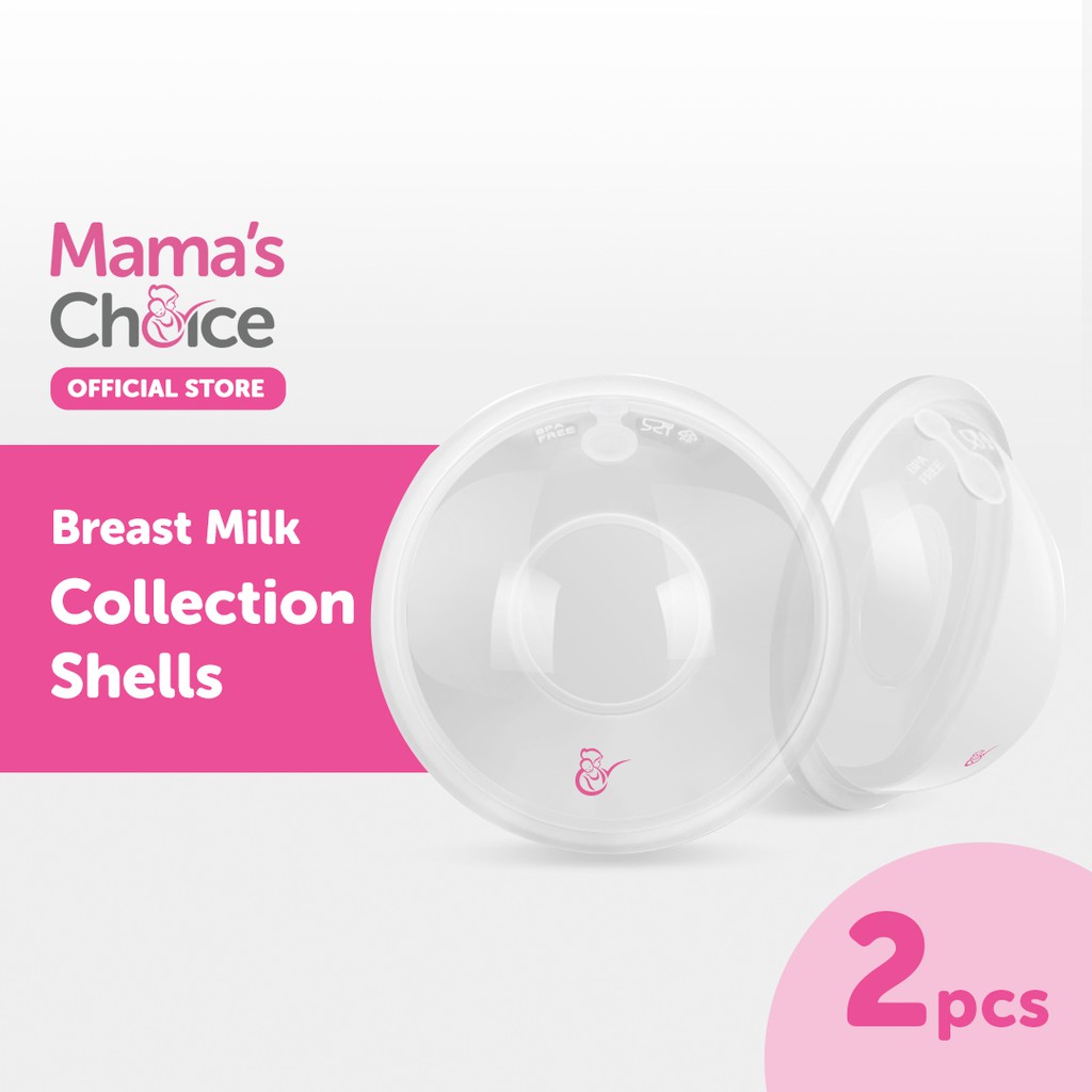 mama's choice breast milk collection shell dari bahan silikon cair dengan kualitas food grade,