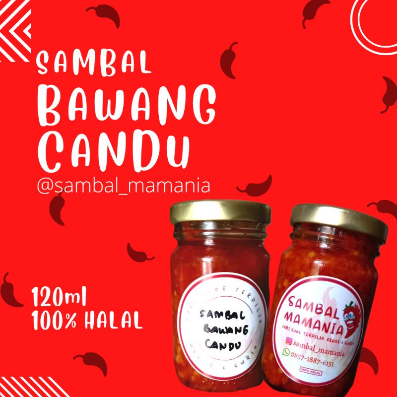 

sambal Bawang Candu | 120 ml