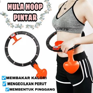 SMART Hula Hoop PENGECIL PERUT Alat Pelangsing Olahraga pembentuk