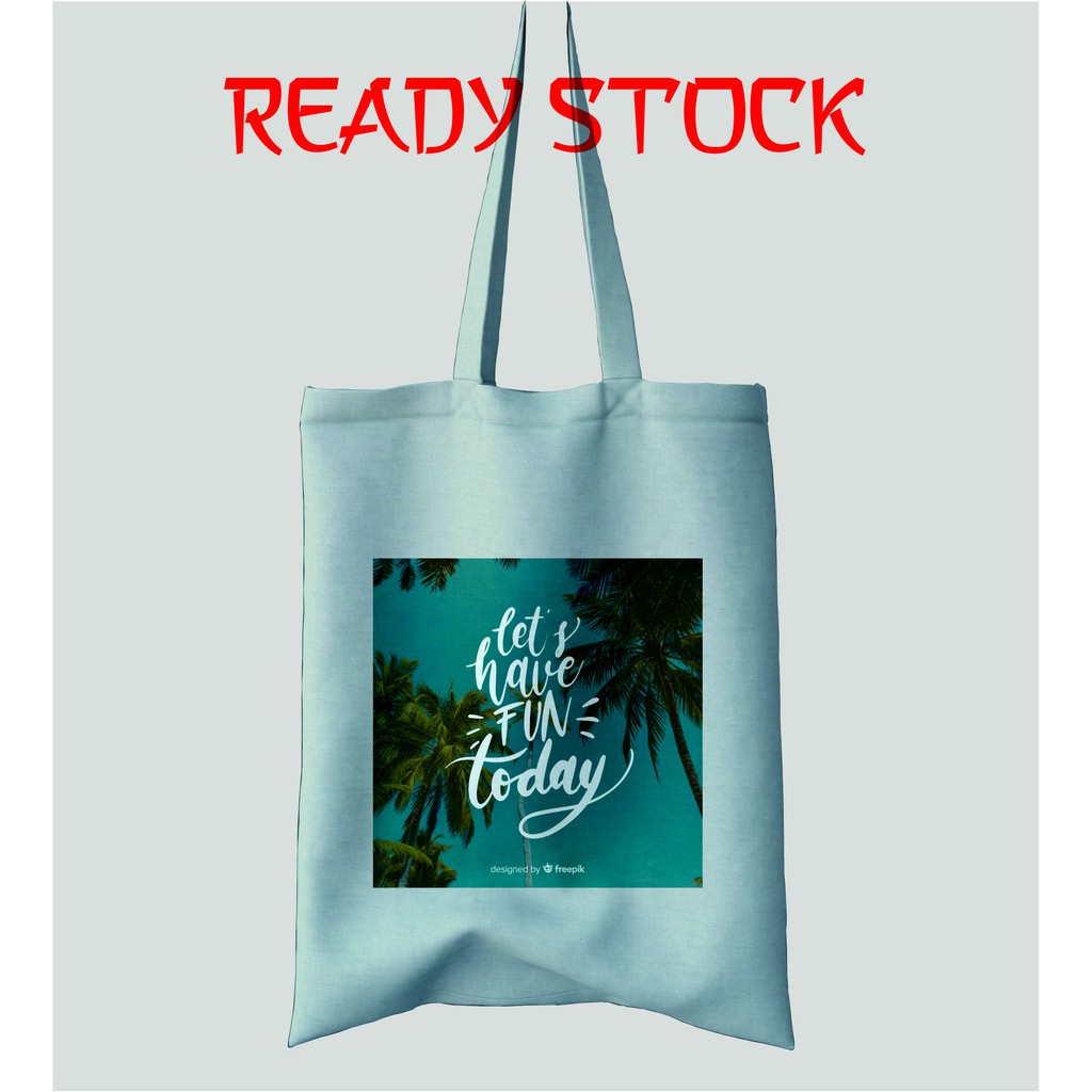 Totebag Premium - Canvas Drill - Bukan Blacu - Tas Fashion Wanita -  RS014