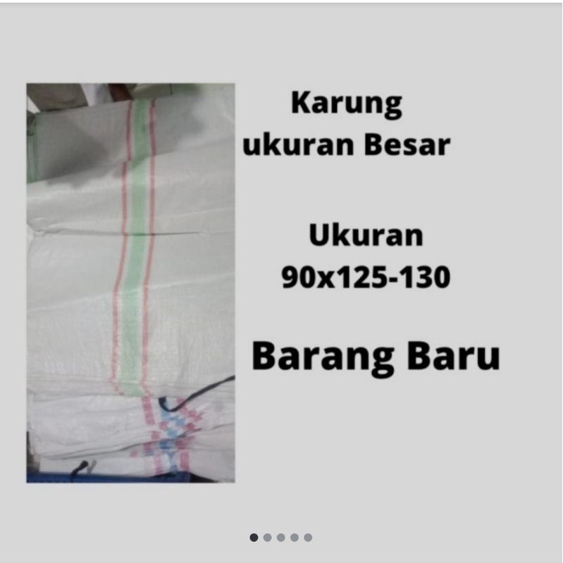 karung plastik jumbo karung plastik besar ukuran 90x130