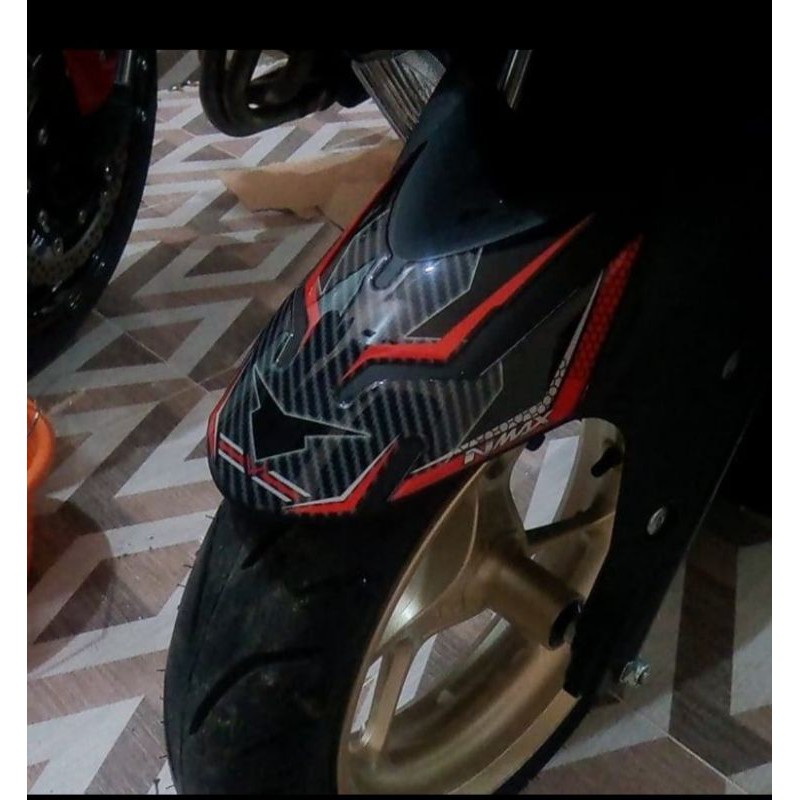 Sticker Stiker Resin Timbul Fender pad Spakbor Depan New Nmax 2020 -2021