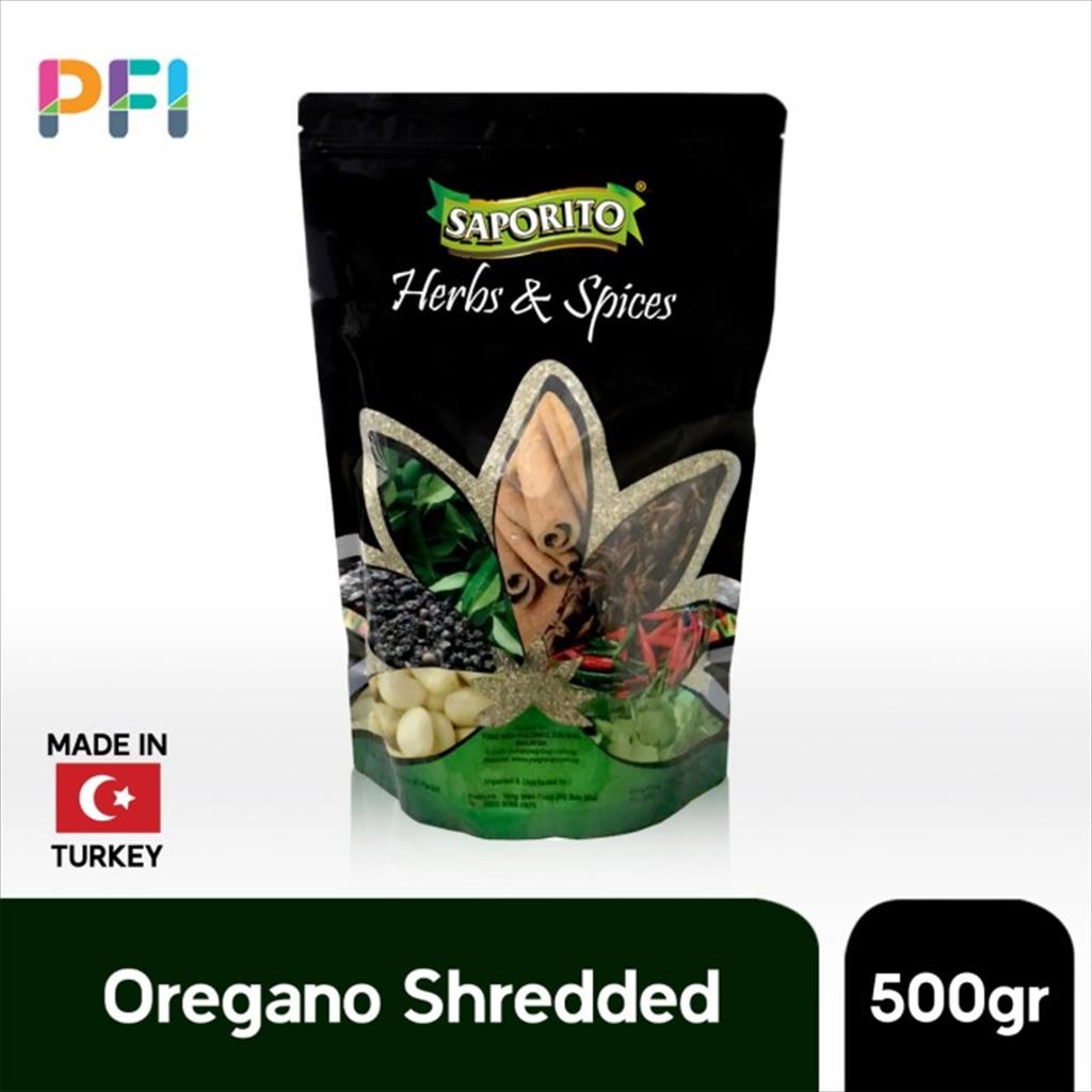 Jual Dried Oregano Shredded Saporito Pouch 500g Oregano Kering Import