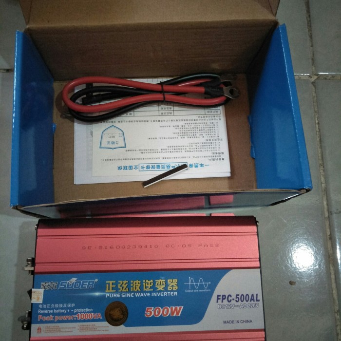 SUOER FPC-500 Solar Power Inverter PSW Pure Sine Wave Murni 500watt 500 watt FPC 500 AL