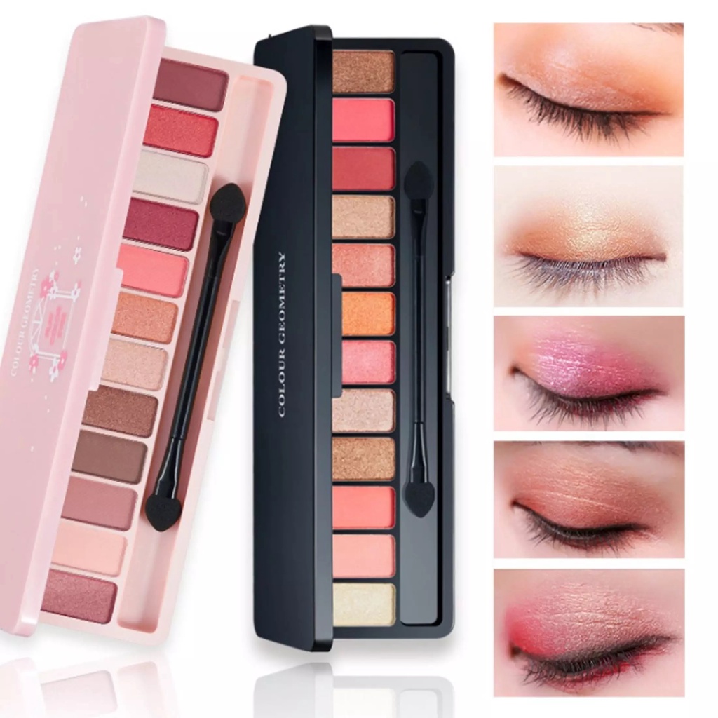 Lameila Eyeshadow Palette 12 Warna Rumah Cantik 354 Eyeshadow Make Up Kit Palette Mata