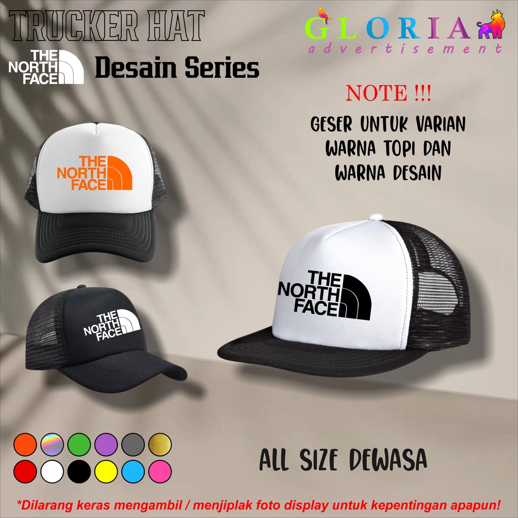 TOPI THE NORTH FACE TNF TRUCKER / TOPI DISTRO