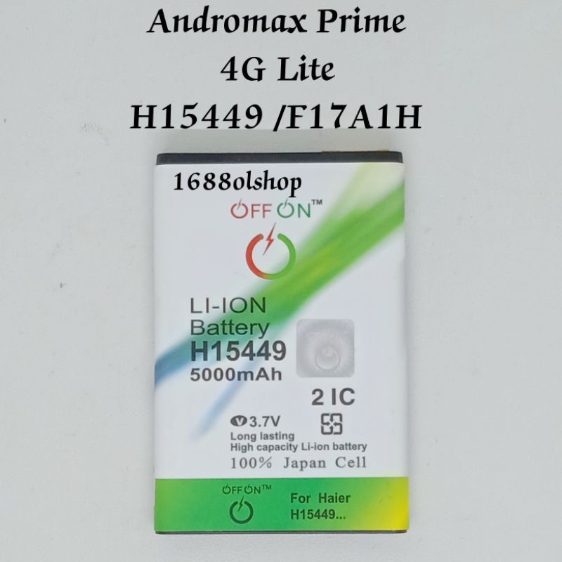 Baterai Smartfren Andromax Prime 4G LTE Battery F17A1H Batre H15449 Double power