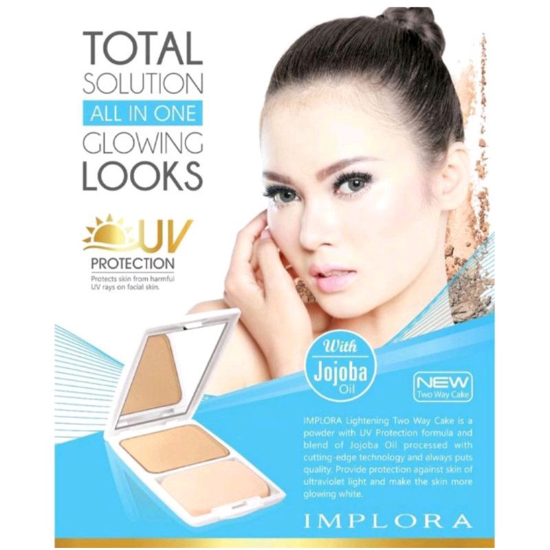 Bedak Implora two way cake all in one