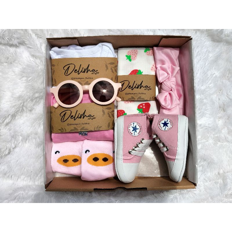 Hampers Bayi Newborn Baby Gift Set Unisex Kado Lahiran Parcel Bayi Laki-laki