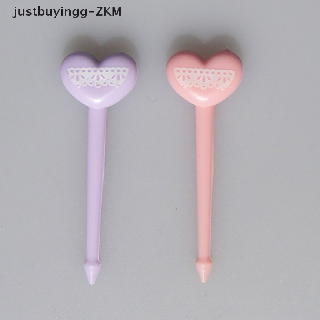 [justbuyingg] Cute Fruit Fork Mini Cartoon Children Snack Cake Dessert Pick Toothpick Bento [zkm]