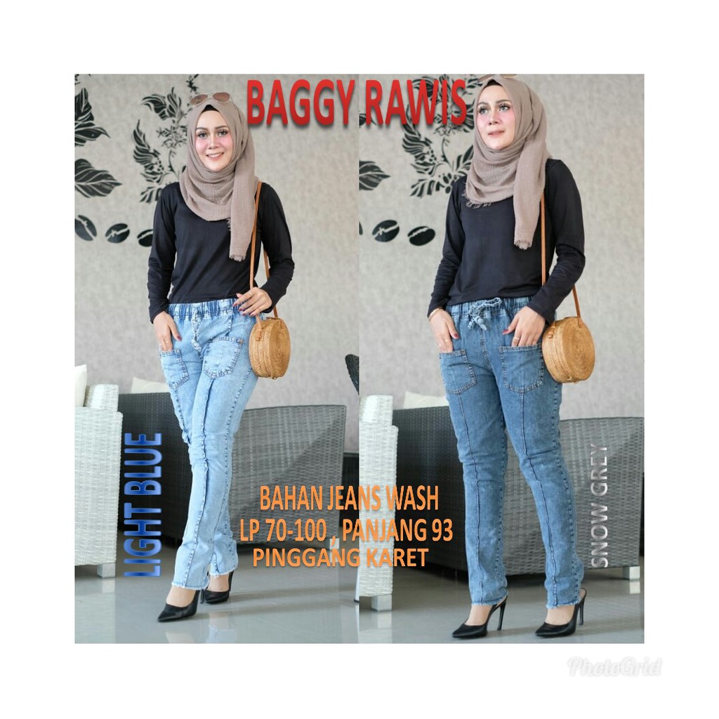 CELANA BAGGY RAWIS JEANS GROSIR SOLO MURAH GBM