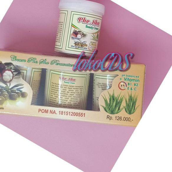 ➤ PHE SHA BEAUTY CREAM KEMASAN COLEK ISI 3 ℮