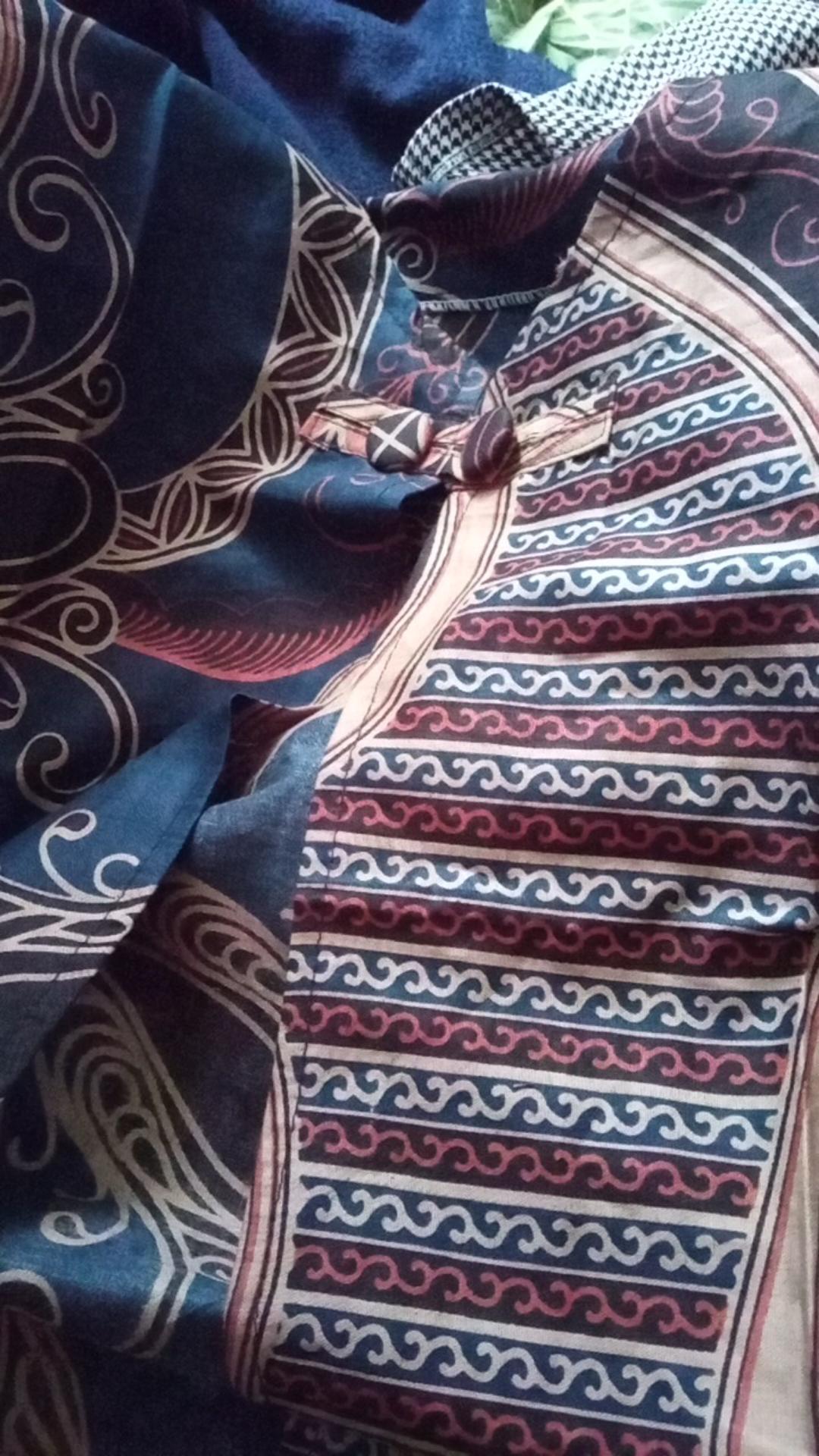 Batik Dolby Dolbi Dobby Doby Tenun Sutra Tulis Katun Atbm Baron Atasan Batik Wanita Sogan Srg308