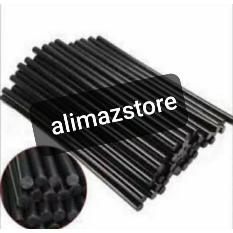 Isi Ulang Lem Tembak / Bakar  Batang Warna Hitam Glue Gun Stick Refill Black Original Glue Gun
