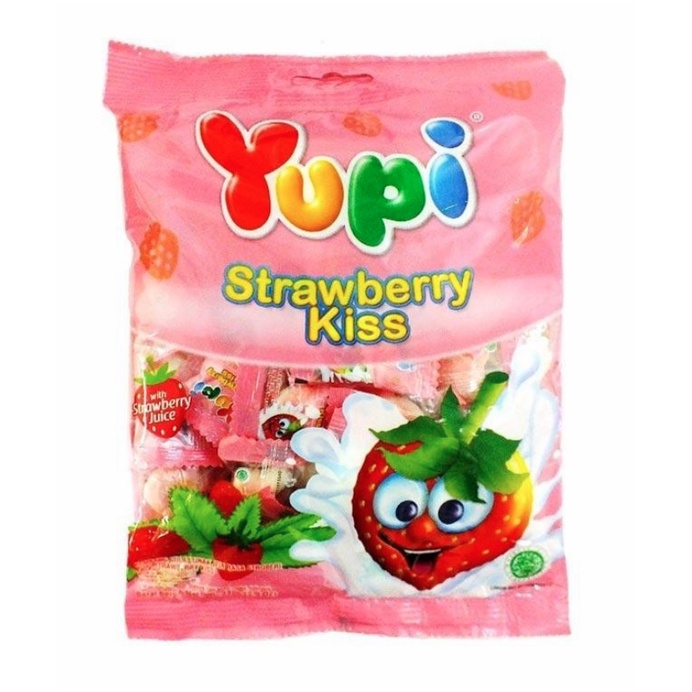 

Yupi Rasa Strawberry Kiss 110 gram