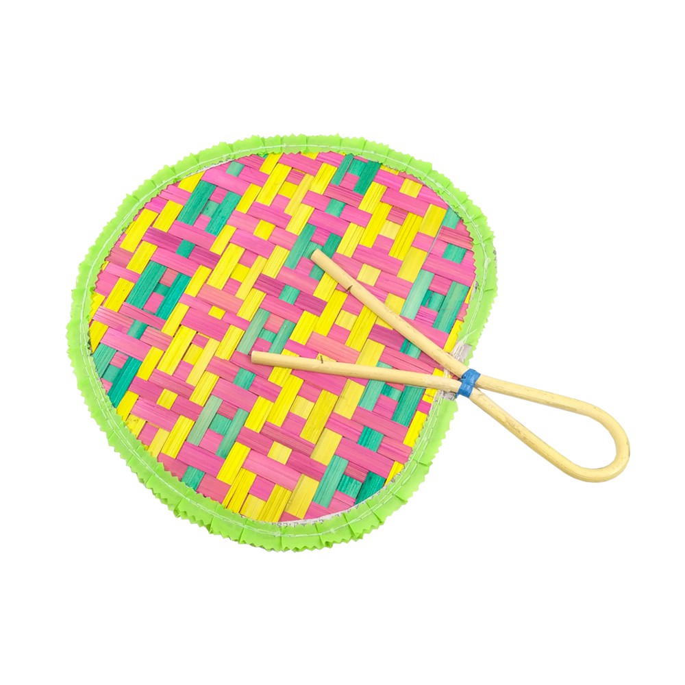 Kipas Sate Untuk Bakar - Bakaran Bahan Anyaman Bambu Bulat Souvenir Unik Suvenir Murah Bisa COD